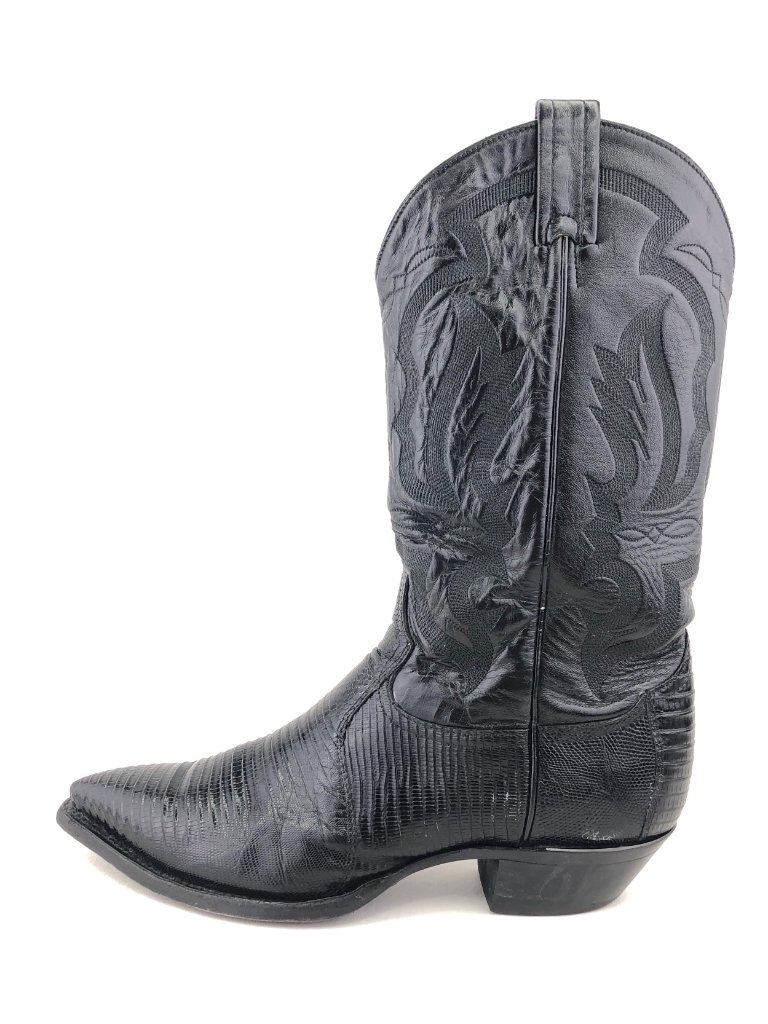 Tony Lama Teju Lizard Leather Western Boots 9 D